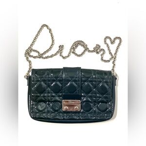 Dior Miss Dior Promenade Cannage Quilt Patent Leather Bag
